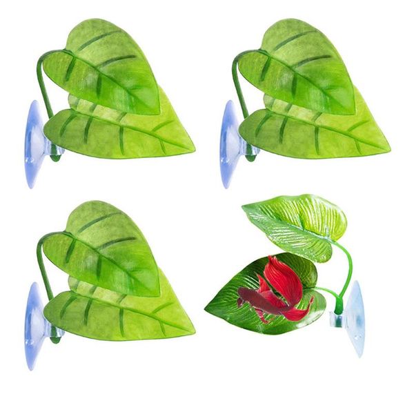 

fish tank aquarium artificial leaf decoration betta rest spawning ornamental plant play relax hide hammock decorations