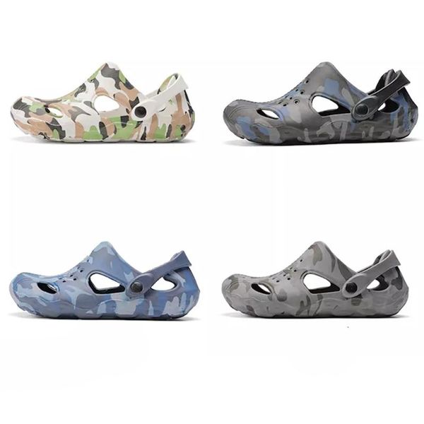 

sandals men slippers beach walking big size non-slip summer casual camouflage shoes 47 zapatillas hombre, Black