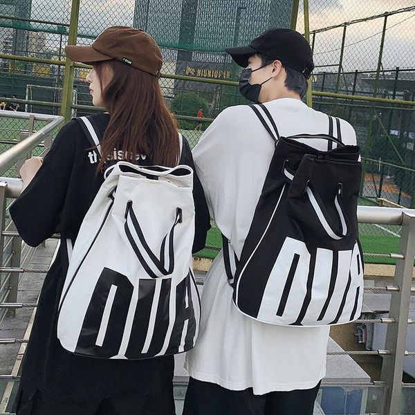 

backpack for men fashion letter printing design nylon drawstring bag pacbag women shoulder bags mochila feminina shopper