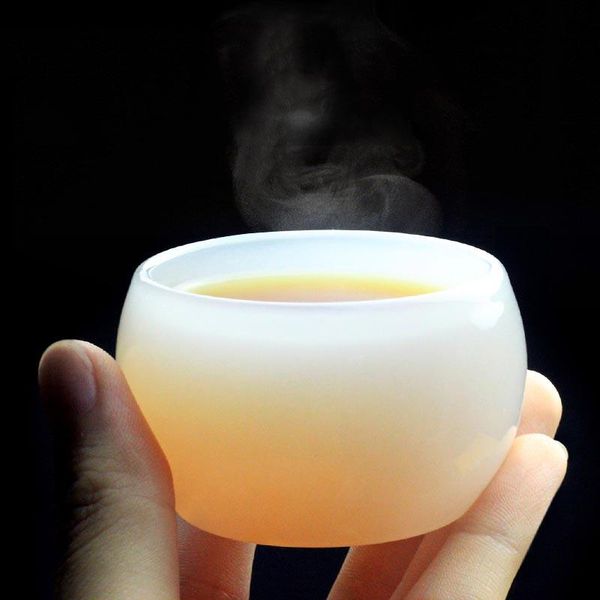 

white jade porcelain teacup ceramics master cups tea cup bowl drinkware teacups sake bowls accessories & saucers