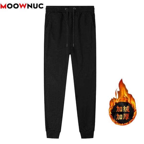 

men's pants suit pant male summer casual trousers 2021 full-lengt plus size elastic solid hombre business fashion masculino moownuc, Black