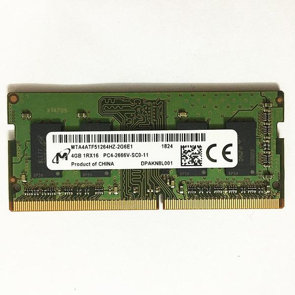 

rams micron ddr4 4gb 2666 lap1rx16 pc4-2666v-sc0-11 memory