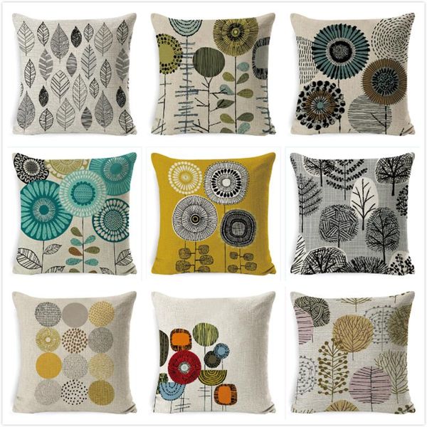 

country style sweet cushion cover home decor pillow case 45*45 cm sofa flower cushion/decorative