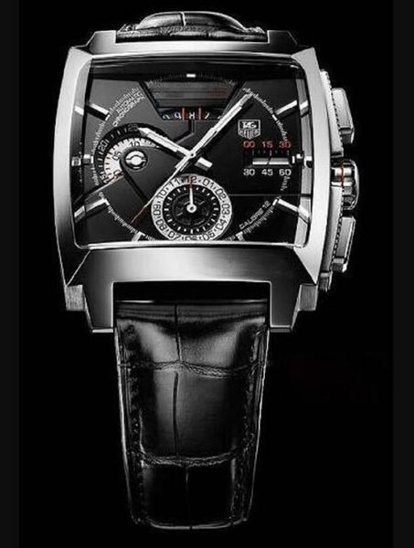 

2813 heuer men's mechanical stainless steel automatic movement watch sports mens self-wind watches tag wristwatch, Slivery;brown