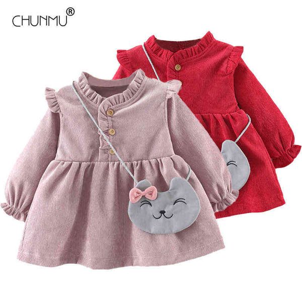 Frühling Herbst Prinzessin Spitze Tutu Baby Kleid für Mädchen Taufe Taufe 1. Geburtstag Party Neugeborenen Geschenk Kleinkind Tutu Mädchen kleid G1129