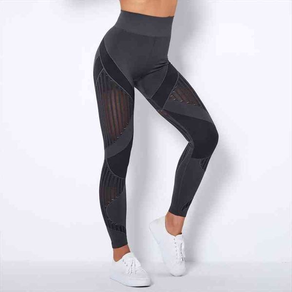 

sport pants high waist women leggings gym super elastic fashion femme push up fitness breathable workout legging, Black