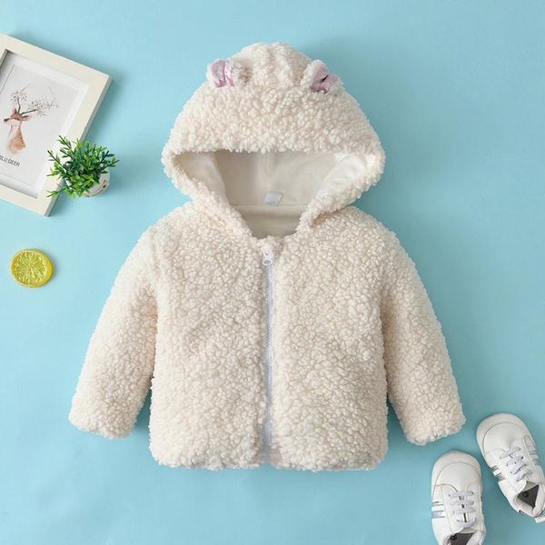 

jackets children & coats infant and toddler bear ears cute solid color hoodie kids sweater fashion, Blue;gray