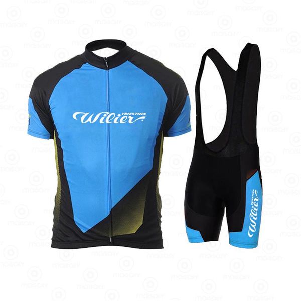 

racing sets summer willier 2021cycling triathlon bicycle clothing breathable anti-uv mountain cycling clothes suit ropa ciclismo verano, Black;blue
