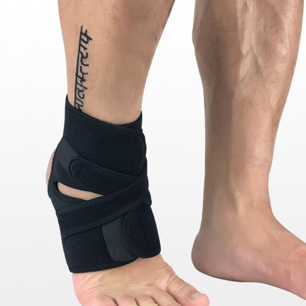 

ankle support safety protecting foot elastic bandage anti-slip gym running brace band ncm99, Blue;black