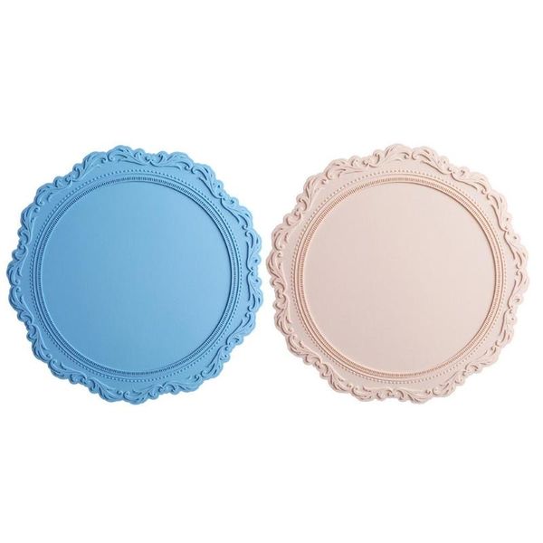 

mats & pads silicone placemat tableware oil resistant heat insulation non-slip table decoration