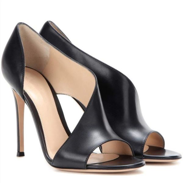 

sandals 2021 women stiletto high heel shoes ol pumps party dress drop, Black