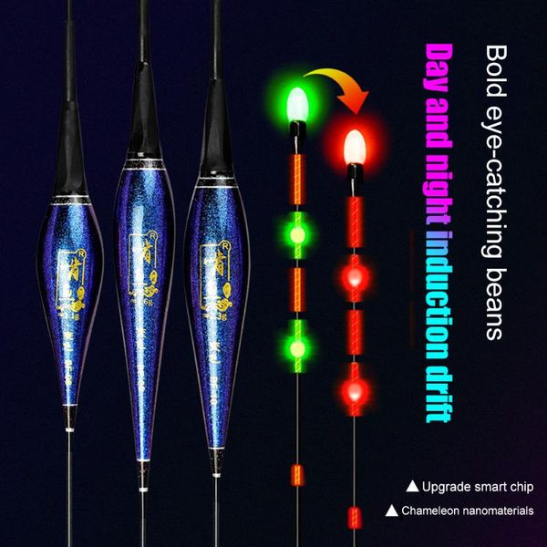 

fishing accessories led float fish bite automatic remind hook gravity sensitive sensor glowing electric floats
