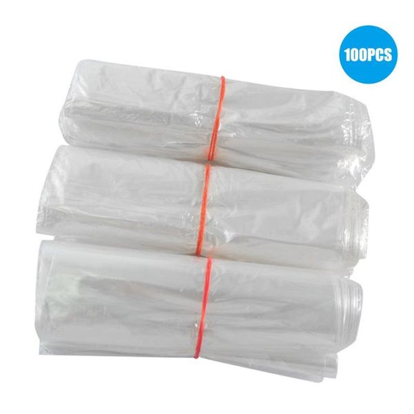 

storage bags 100pcs shrink packaging transparent multi-purpose tear resistance safe and non-toxic heat-sealed bag