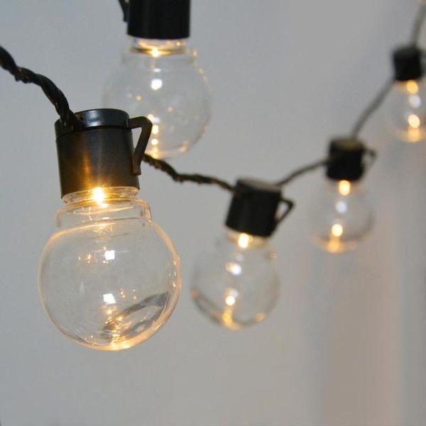 

bulbs 10/20pcs led bulb 2.5m 5m fairy garland string light waterproof solar lamp lawn garden patio decor strip for wedding christmas