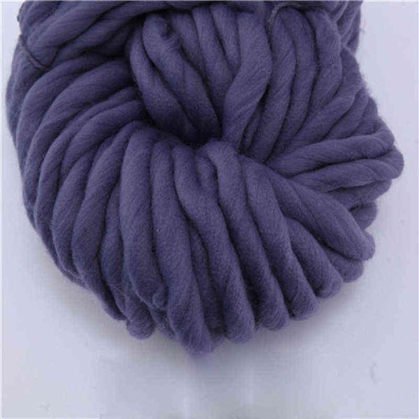 1 pc 2 pc / lote Super espesso natural Merino lã fio chunky fios de feltro lã para fiar a mão de confecção de malhas de giro inverno quente 2021 y211129