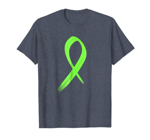 

LYMPHOMA Cancer Lime Green Ribbon T-Shirt, for Men and Women, Mainly pictures