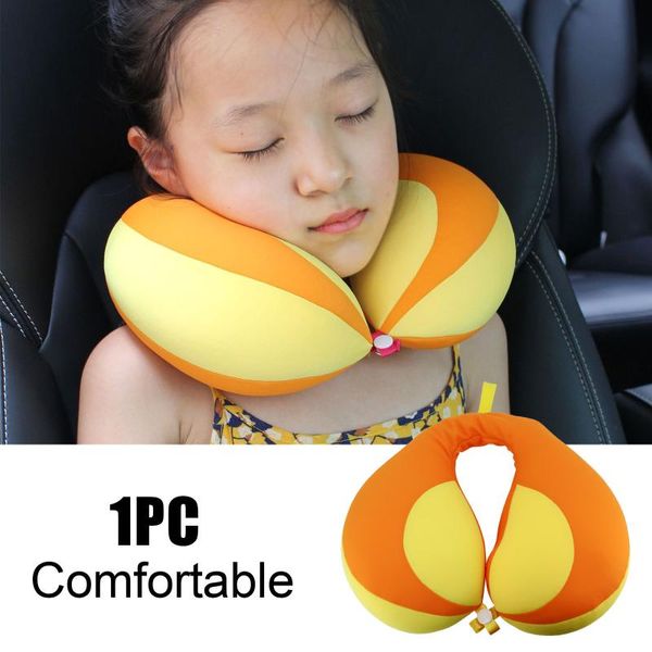 Cuscini per sedili Neonato Supporto per la testa per auto per bambini Chiusura con cintura Box regolabili Posizionatore del sonno Cuscini di sicurezza a forma di U