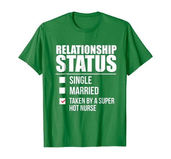 

relationship status taken nurse t-shirt valentine's day, White;black