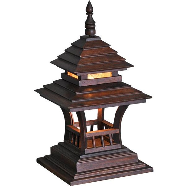 

table lamps chinese style wooden lamp retro solid wood courtyard restaurant club interior