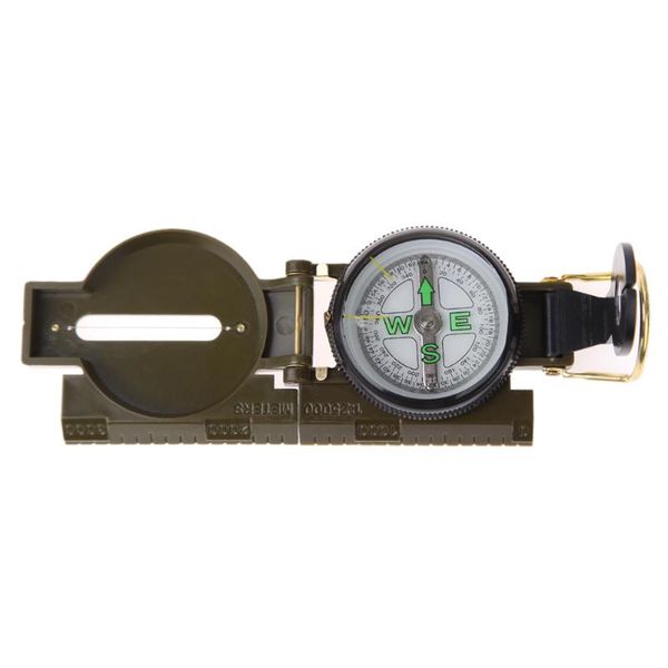 

outdoor gadgets portable army green folding lens compass military multifunction boat dashboard dash