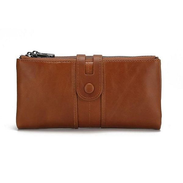 

card holders fashion wallet case pu leather womens wallets zipper design with coin purse pocket min bag, Brown;gray