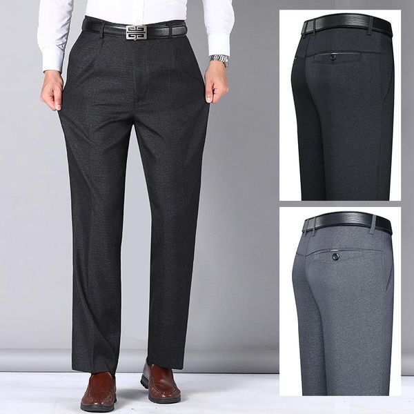 

men's pants trousers high waist loose straight-leg casual cargo men mens sweatpants, Black