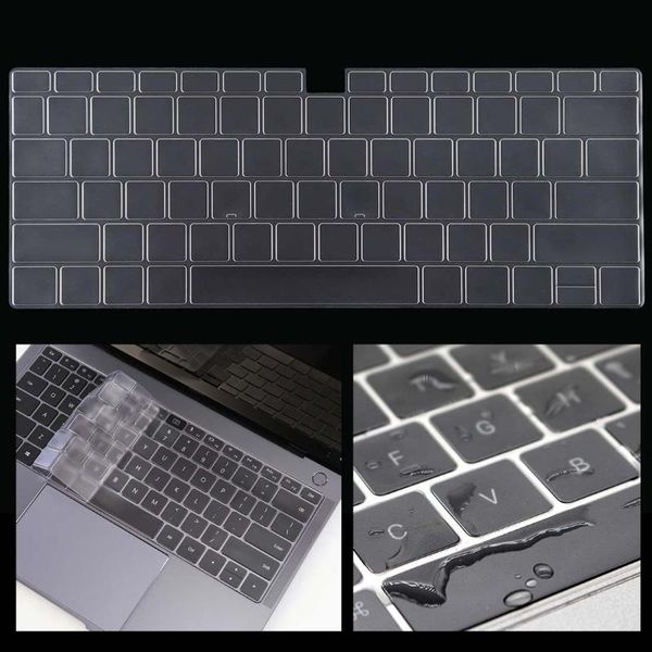 

transparent silicone case for huawei matebook 14/d14/d15/x 2021/x pro 13.9/honor magicbook 14/15 lapkeyboard cover covers