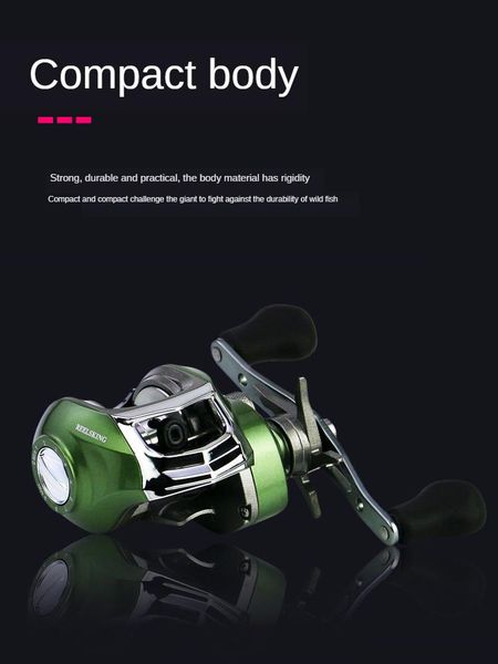 

baitcasting reel lightweight design fishing 7.1:1 carved spool 10kg max drag baitcast magnetic brake system reels