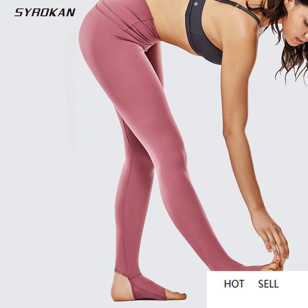 

women's naked feeling high waist stirrup leggings sports yoga tights- 28 inches, White;red