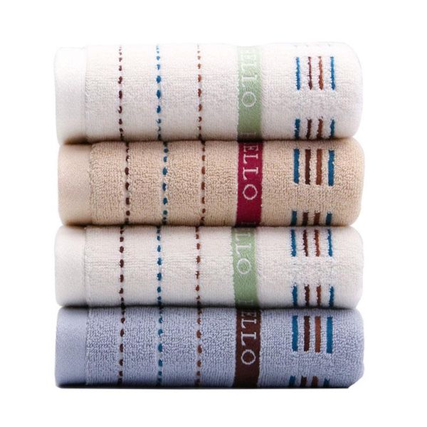 

towel pure cotton absorbent soft bath household face hand 34x75cm home textile
