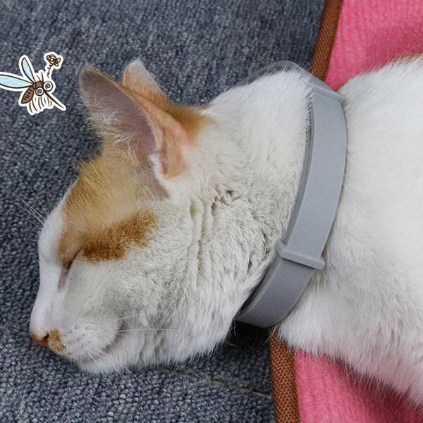 

cat collars & leads pet ring dog silicone insect repellent collar supplies