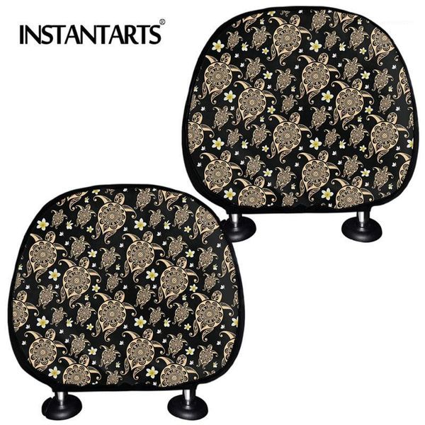

sea turtles design car pillow seat cover fashionable soft head rest set of 2 neck1