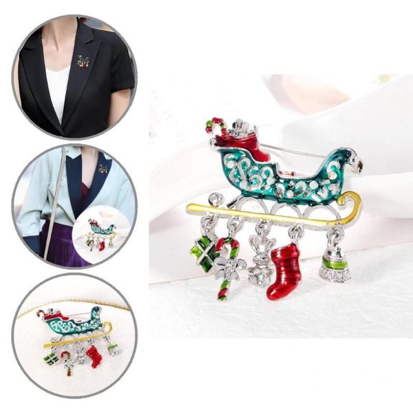 

pins, brooches shiny durable crutch socks bell pendant enamel pin for badge collector, Gray