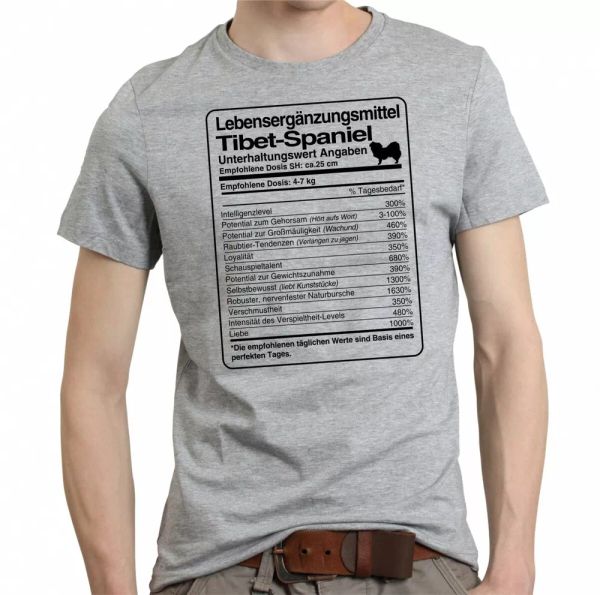 

T-Shirt Unisex dose Tibetan Spaniel Life Supplements Men Dog Dog Motif, Mainly pictures