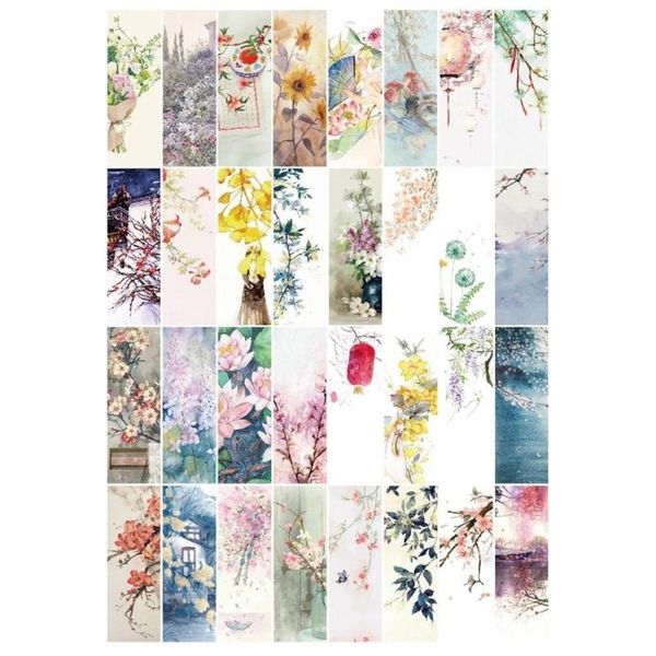 

bookmark d5qc 32 pieces bookmarks spring theme paper exquisite flower page clips for students teachers women girls