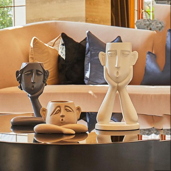 

decorative objects & figurines nordic art character resin ornaments decoration living room table wedding model home decor modern accessories