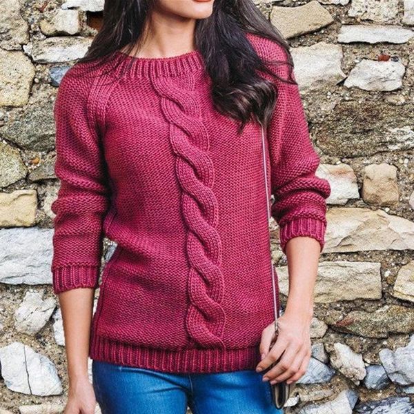 

women's sweaters small backless twisted twist knit sweater 2021 fall/winter pullover ordinary, White;black