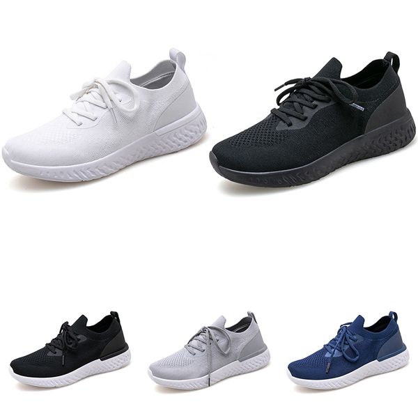 

wholesale non-brand running shoes for men women triple black white grey blue fashion light couple shoe mens womens trainers sports sneakers