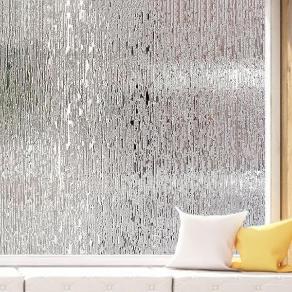 

window stickers luckyyj film privacy , self-adhesive static decor glass sticker for home office removable uv protection heat control