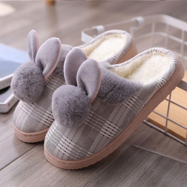 

slippers fluffy women soft plush woman female home shoes non slip indoor, Black