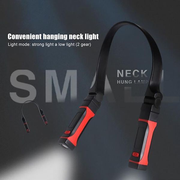 

headlamps led neck hung light hands-rechargeable night reading lamp brightness hanging book usb charging