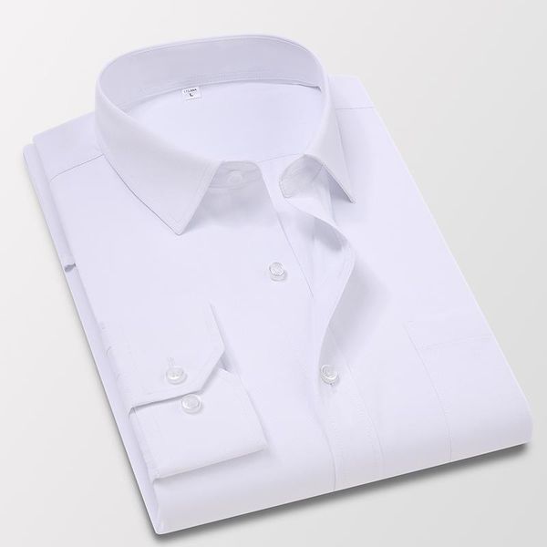 

men's dress shirts men 2021 square collar embroidered single-breasted business casual slim longsleeve shirt for, White;black