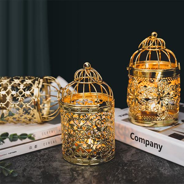 

candle holders golden windproof holder designer wedding glass luxury centro de mesa home decoration zp50zt