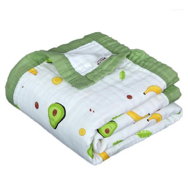 

happyflute 6-layer lace design baby swaddle square shape1