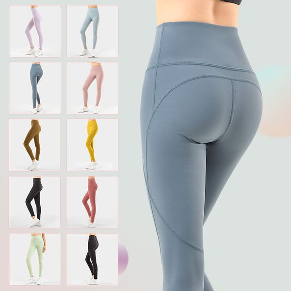 

women's plus size tracksuits yoga pants large , high waist, hip lifting, naked feeling, matte and base fitness 2021 summer