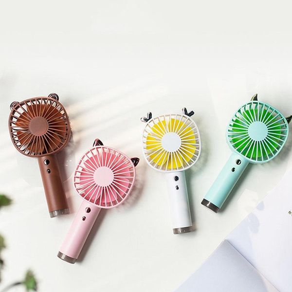 

electric fans summer portable small fan creative personality cute mute handheld mini charging