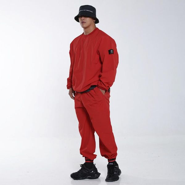 

men's tracksuits tracksuit brand solid color casual sets autumn sweatshirts + pants 2piece hip hop trendy sportswear clothing male, Gray