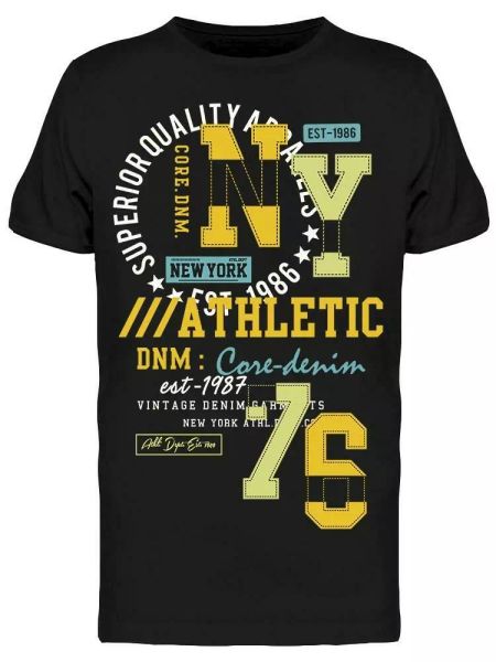 

athletic 76 tee men's -image by shutterstock, White;black