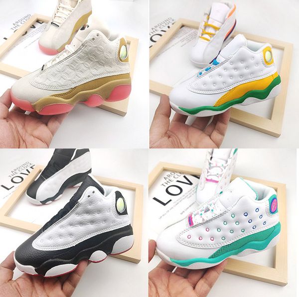 Vendita online 13 bambini scarpe da basket per ragazzi ragazze sneakers bambini babys 13s scarpa da corsa taglia 28-35