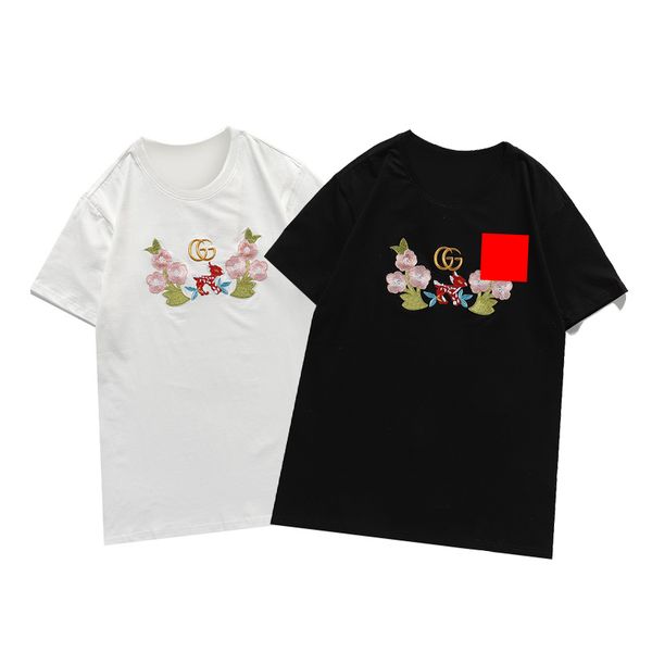 

2021ss christian fashion men casual t shirts mens designer t shirt man paris france street shorts sleeve clothing tshirts asian size m-3xl p, White;black